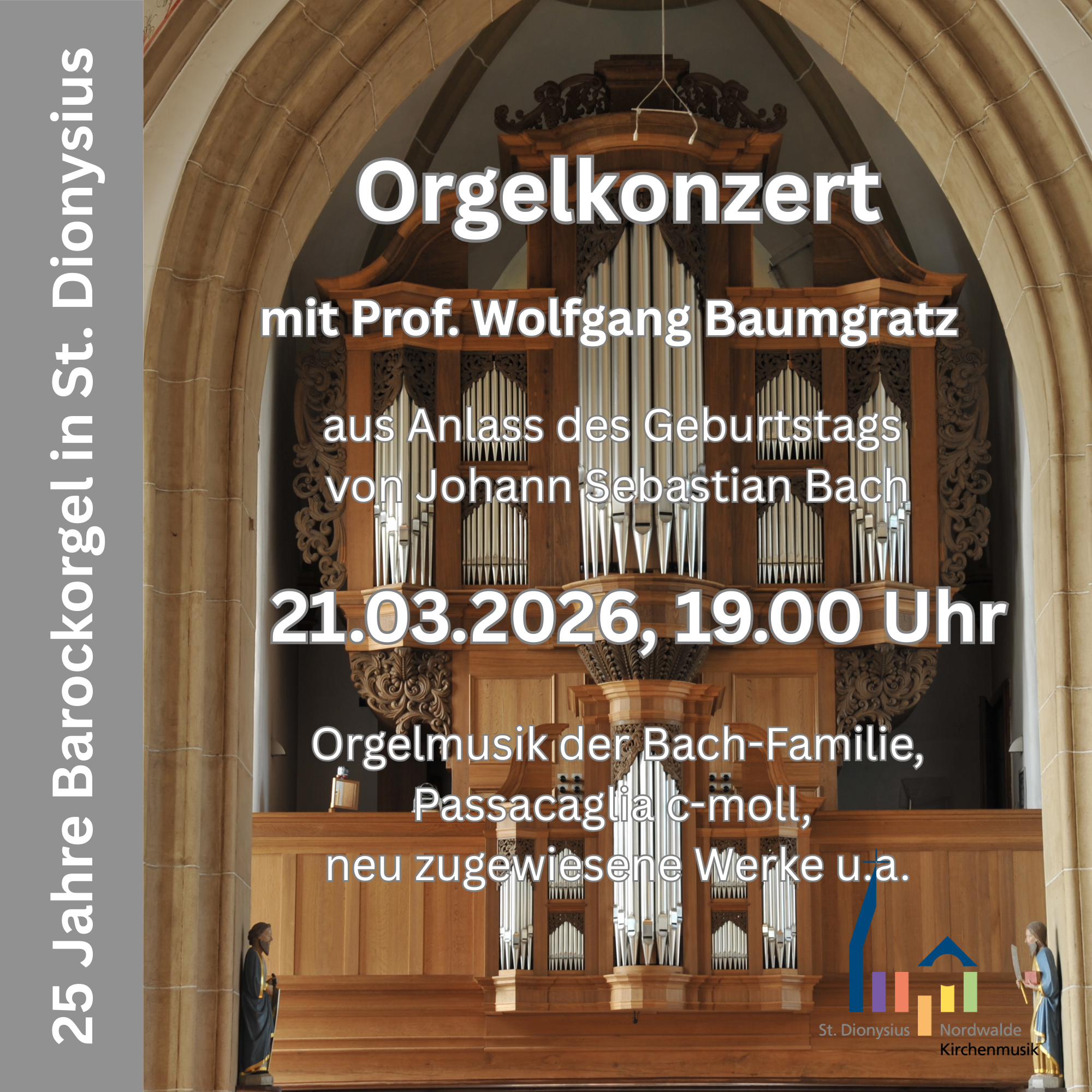 Orgelkonzert mit Prof. Wolfgang Baumgratz